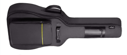 CAHAYA 41 In Acoustic Soft Guitar Bag case 0.35 In Thick Padding Water Resistent Dual Adjustable Shoulder Strap Guitar Case Gig Bag with Back Hanger Loop